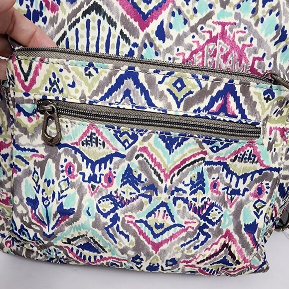 Sakroots Loyola Convertible Backpack Adjustable Straps Multi Pocket Bag - Picture 7 of 11